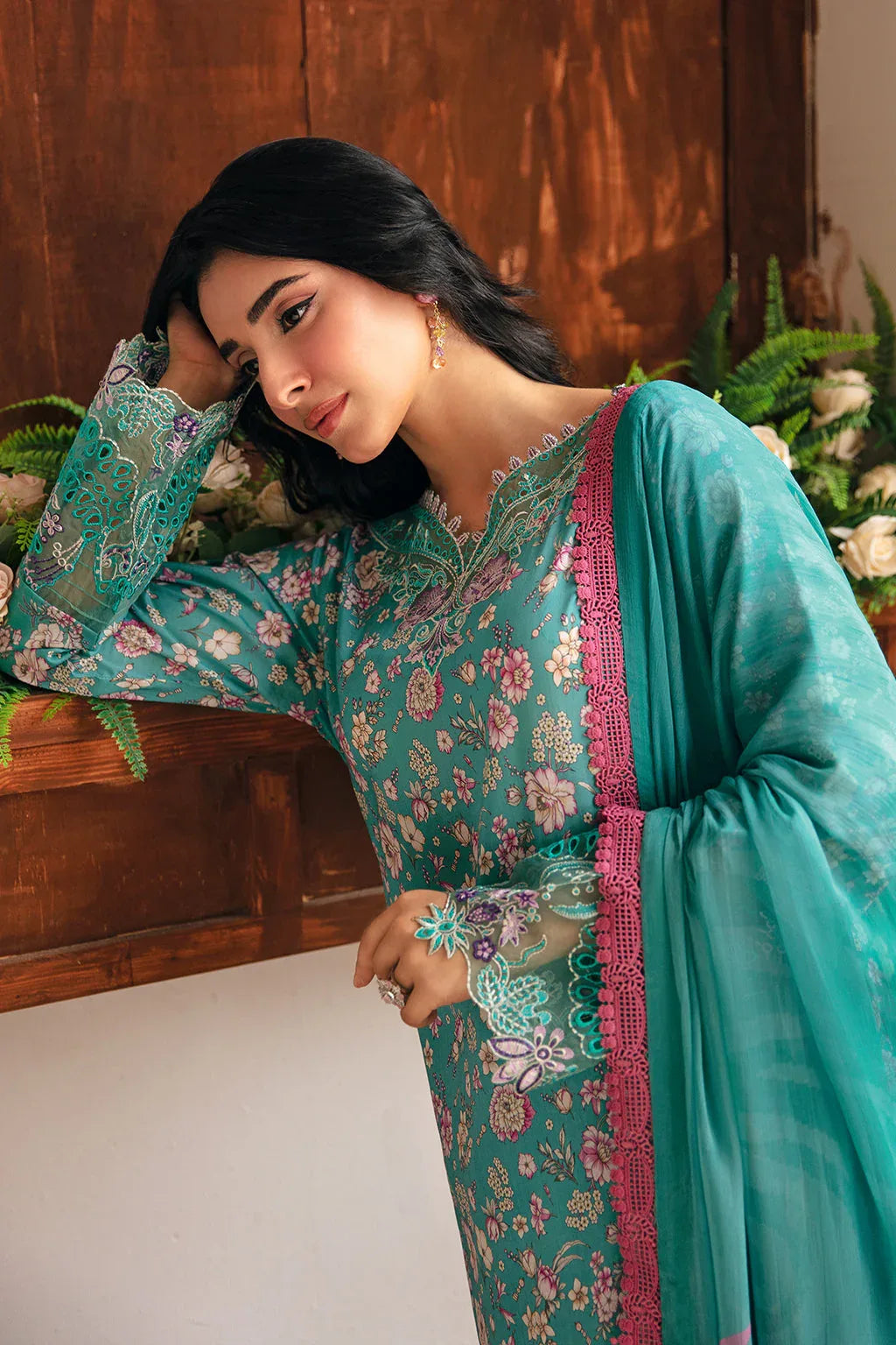 Ramsha | Rangrez Lawn Collection | N-402 - Rang-e-Khaas