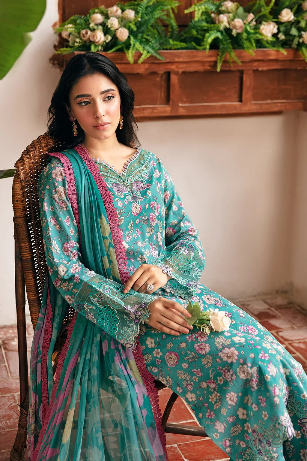 Ramsha | Rangrez Lawn Collection | N-402 - Rang-e-Khaas