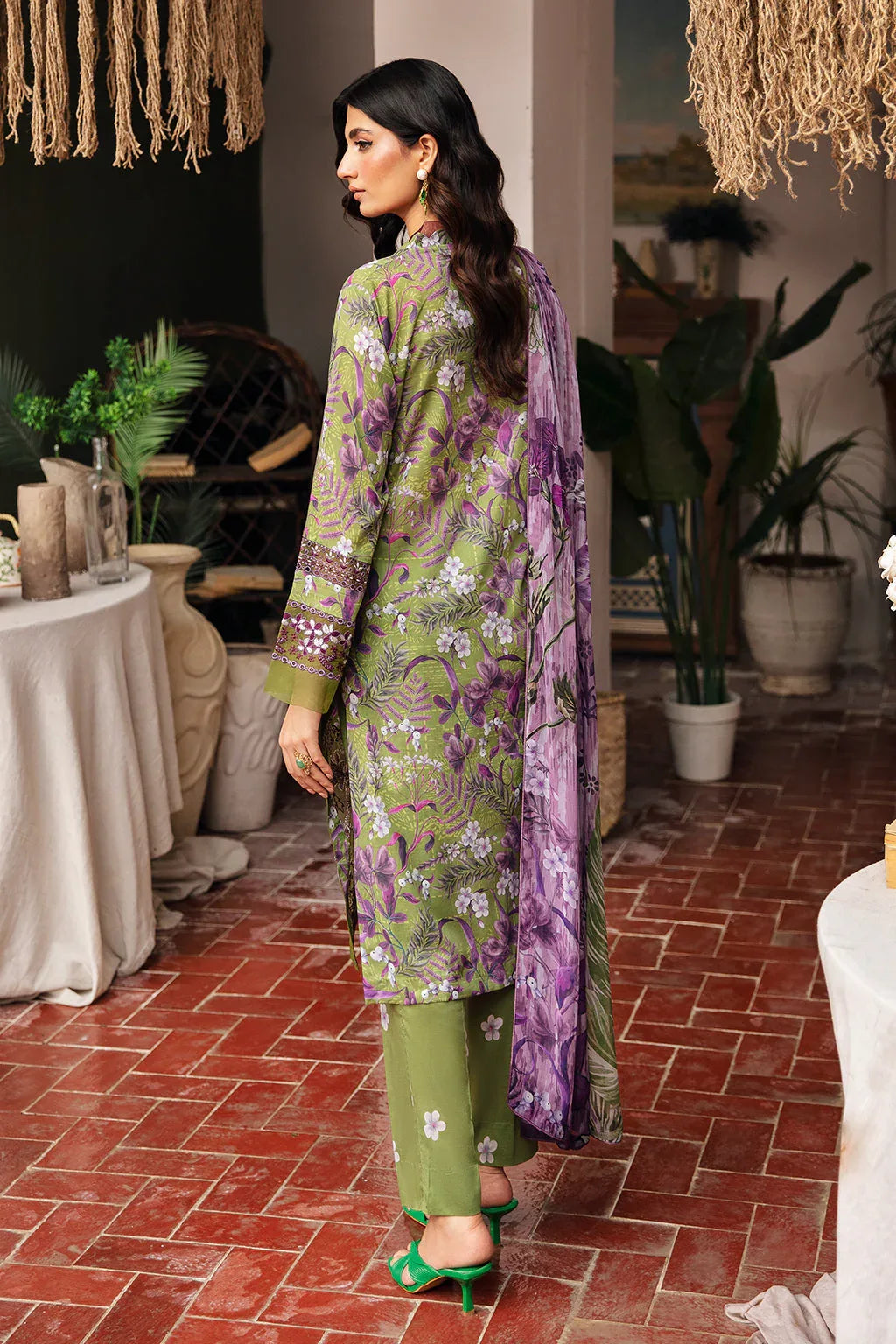 Ramsha | Rangrez Lawn Collection | N-410 - Rang-e-Khaas