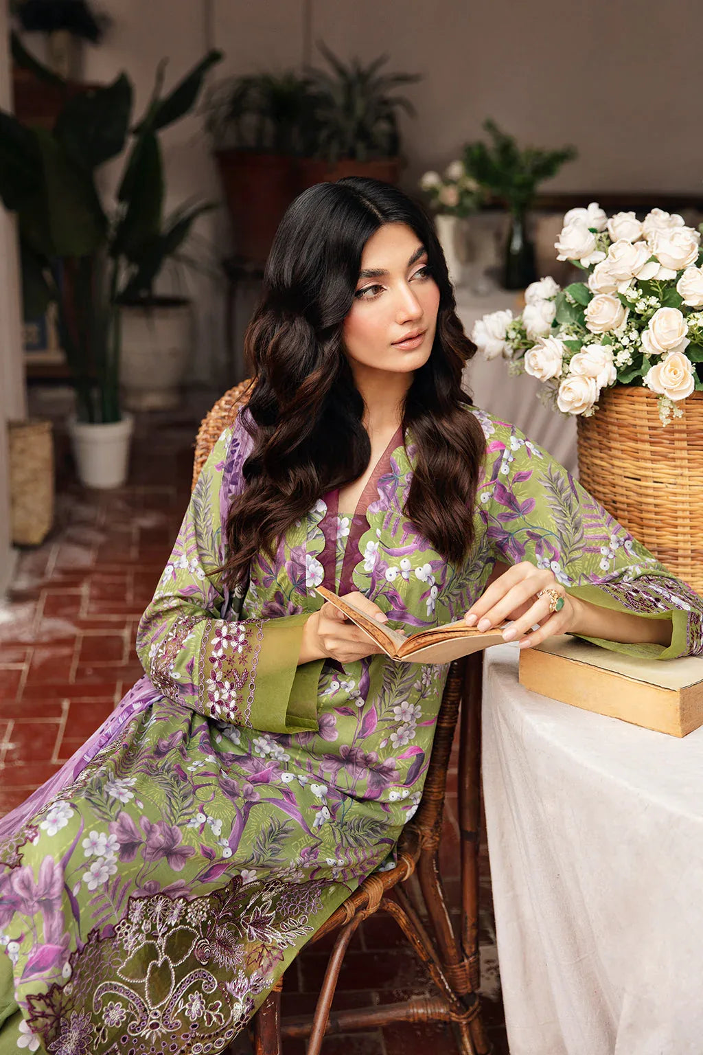 Ramsha | Rangrez Lawn Collection | N-410 - Rang-e-Khaas