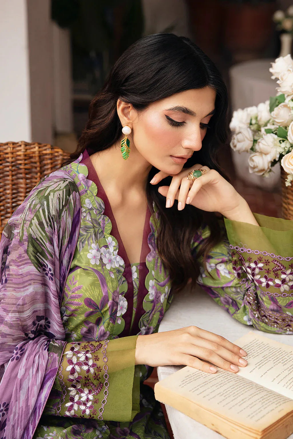 Ramsha | Rangrez Lawn Collection | N-410 - Rang-e-Khaas