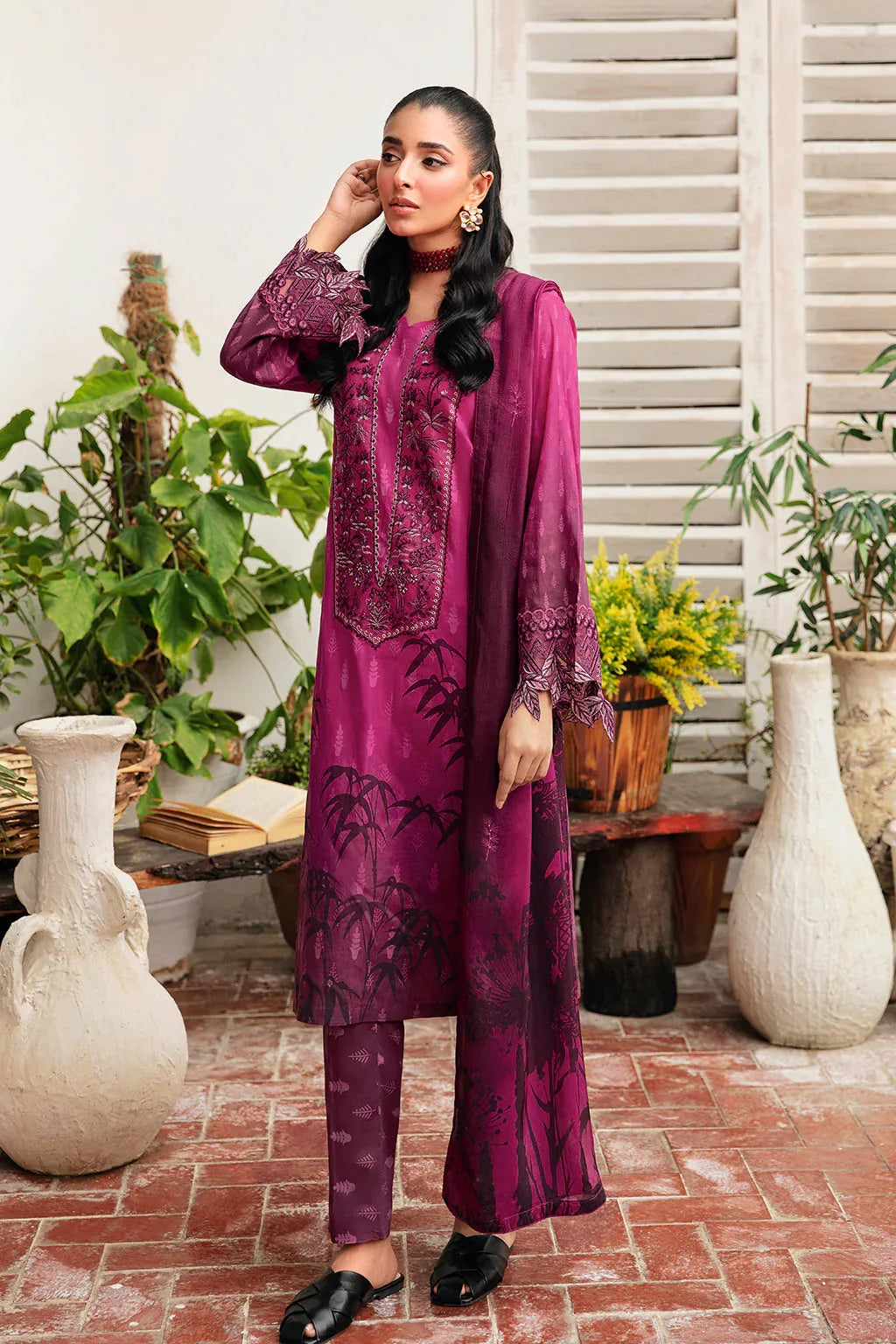 Ramsha | Rangrez Lawn Collection | N-408 - Rang-e-Khaas