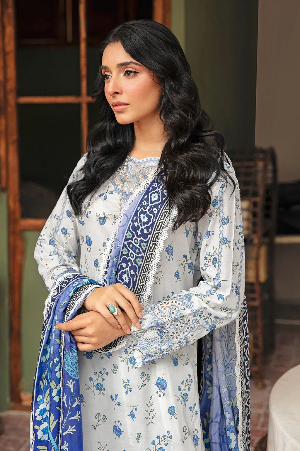 Ramsha | Rangrez Lawn Collection | N-403 - Rang-e-Khaas