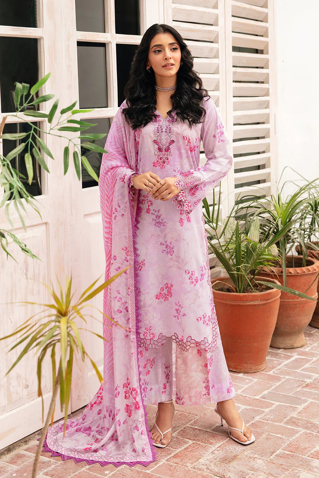 Ramsha | Rangrez Lawn Collection | N-405 - Rang-e-Khaas