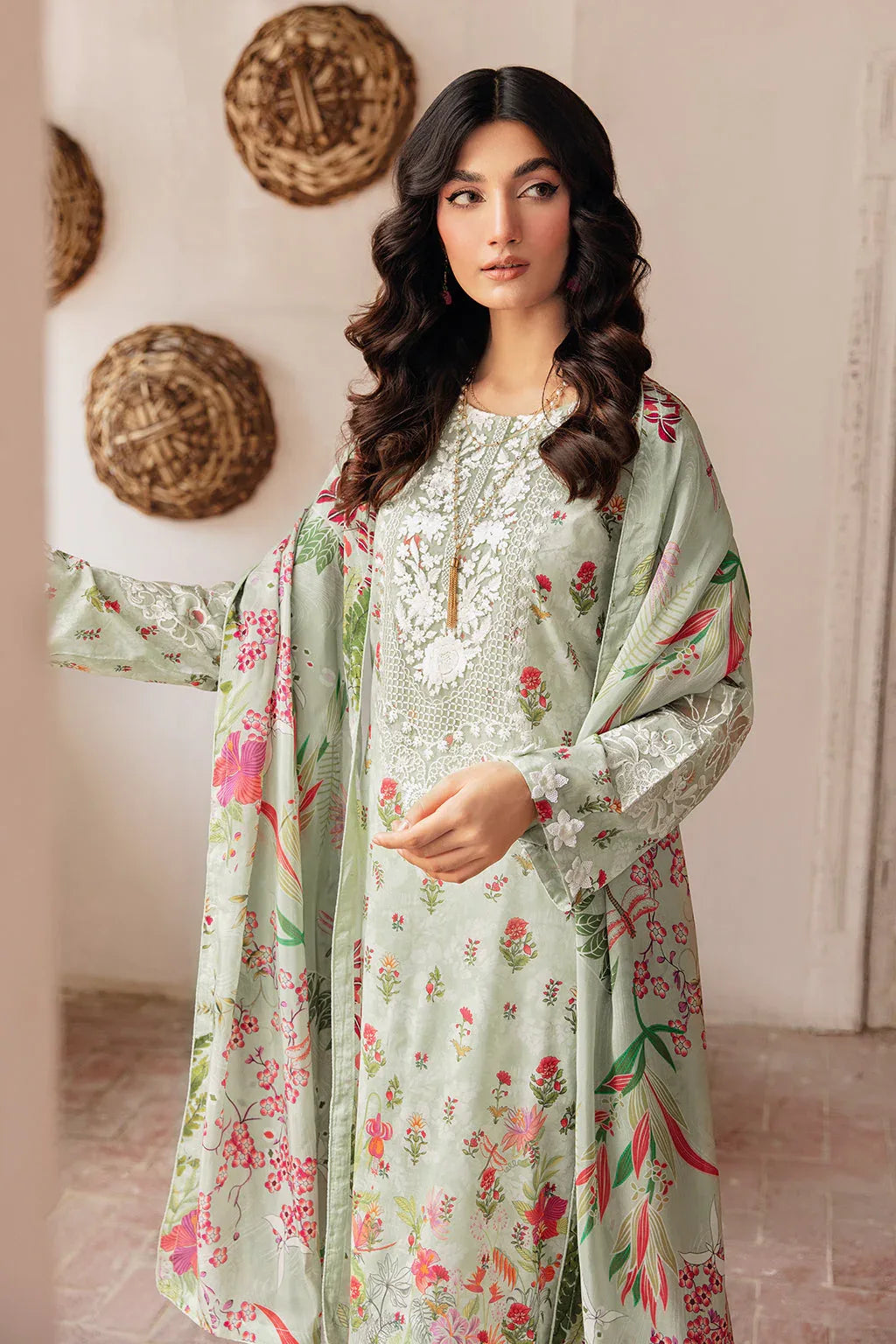 Ramsha | Rangrez Lawn Collection | N-409 - Rang-e-Khaas