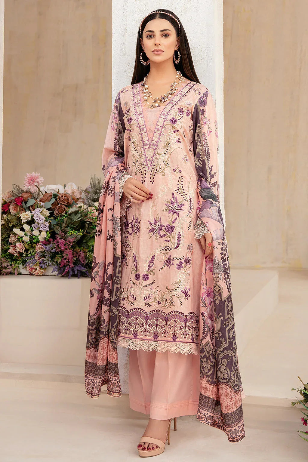 Ramsha | Rangrez Lawn Collection | N-306 - Rang-e-Khaas