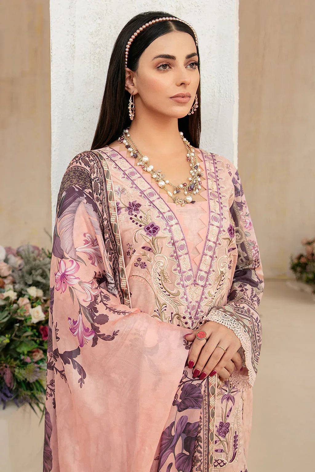 Ramsha | Rangrez Lawn Collection | N-306 - Rang-e-Khaas