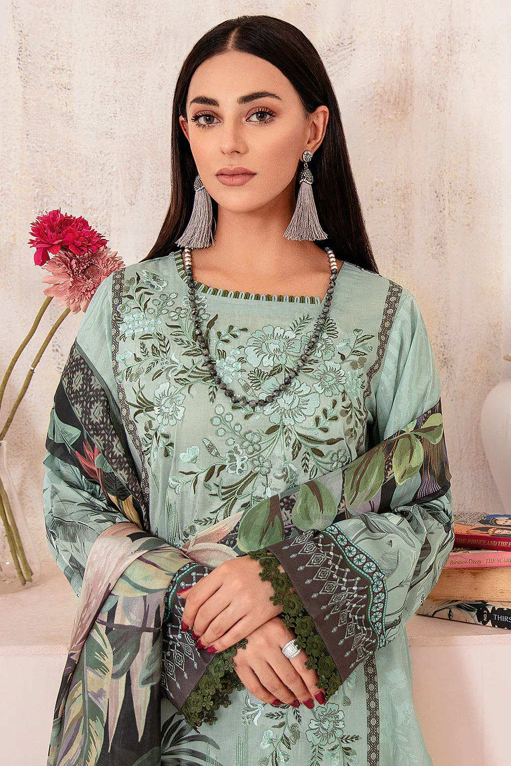Ramsha | Rangrez Lawn Collection | N-301 - Rang-e-Khaas