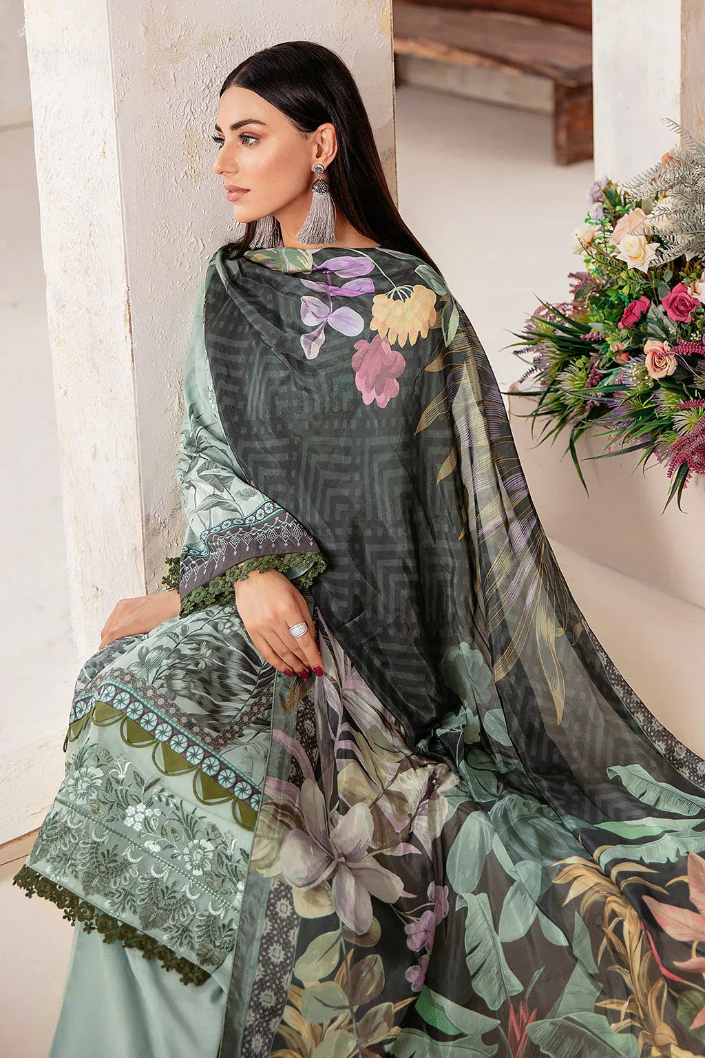 Ramsha | Rangrez Lawn Collection | N-301 - Rang-e-Khaas