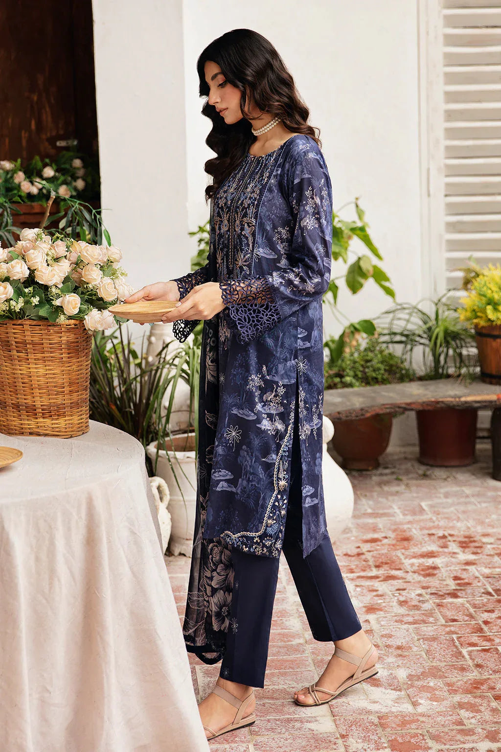 Ramsha | Rangrez Lawn Collection | N-404 - Rang-e-Khaas
