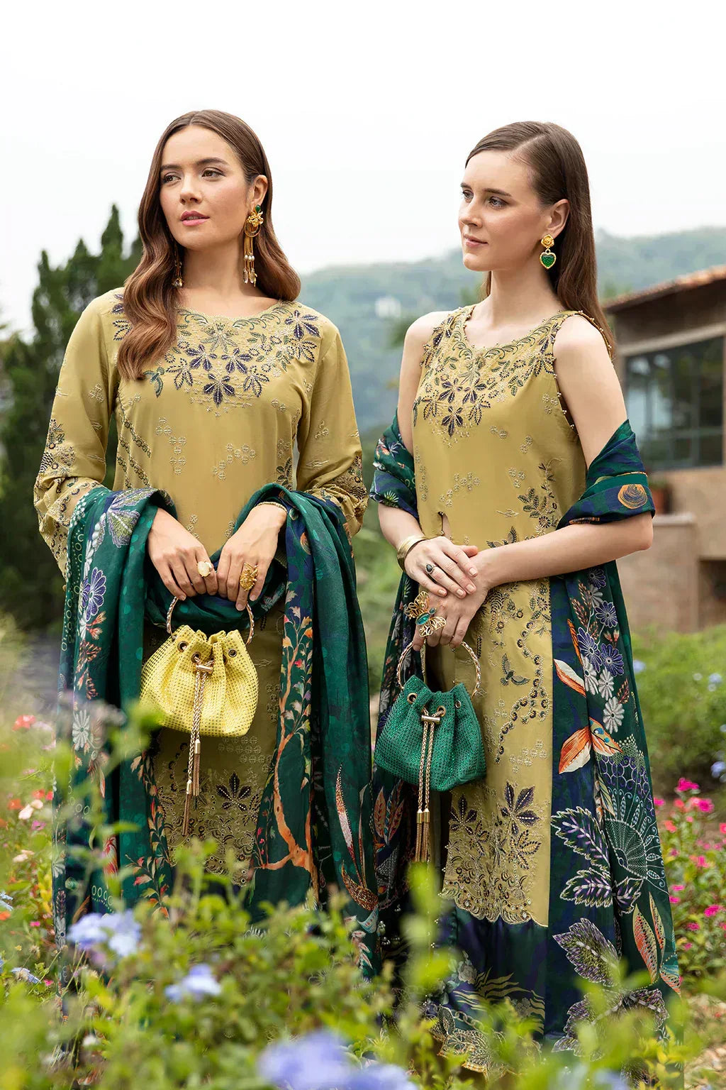 Ramsha | Andaz Collection | OLIVE GREEN - Rang-e-Khaas