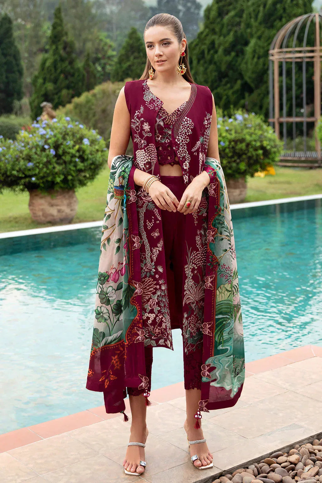 Ramsha | Andaz Collection | CRIMSON GLOW - Rang-e-Khaas