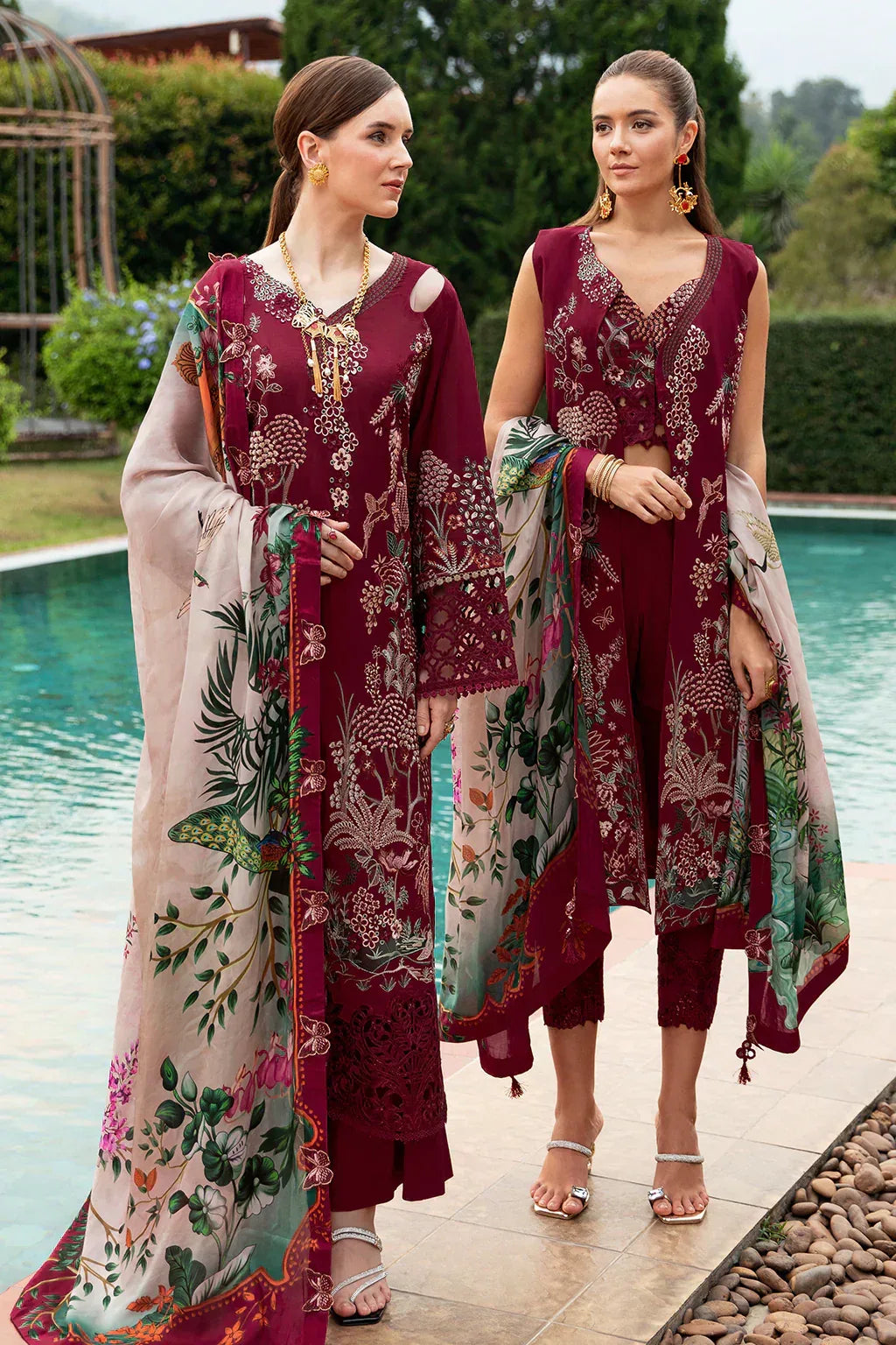 Ramsha | Andaz Collection | CRIMSON GLOW - Rang-e-Khaas