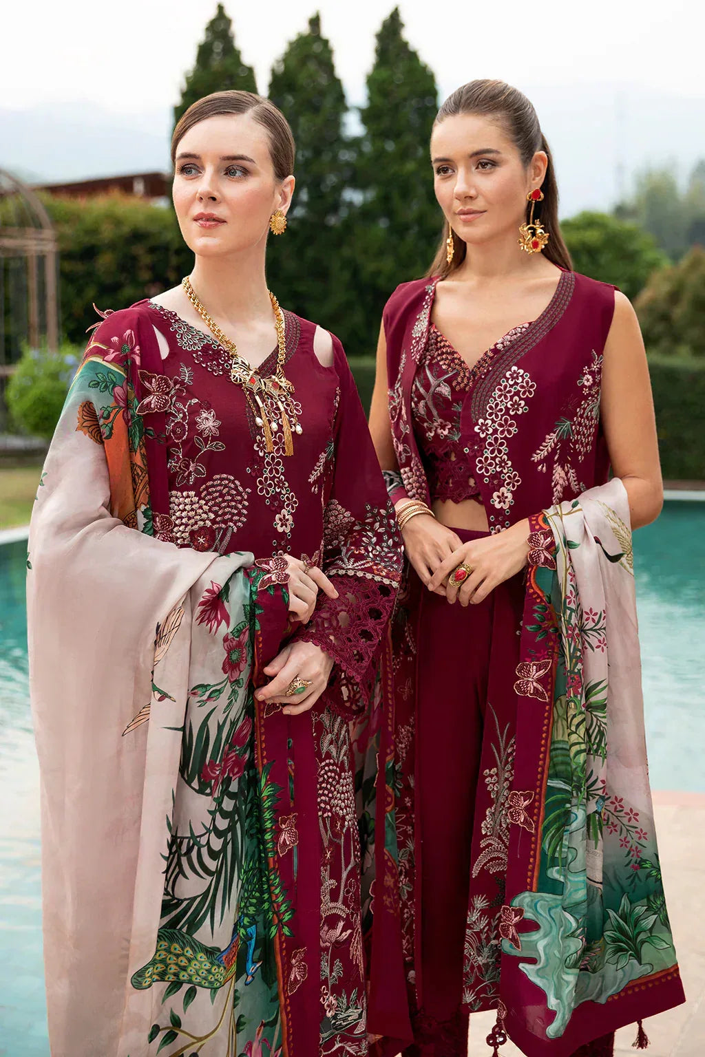 Ramsha | Andaz Collection | CRIMSON GLOW - Rang-e-Khaas