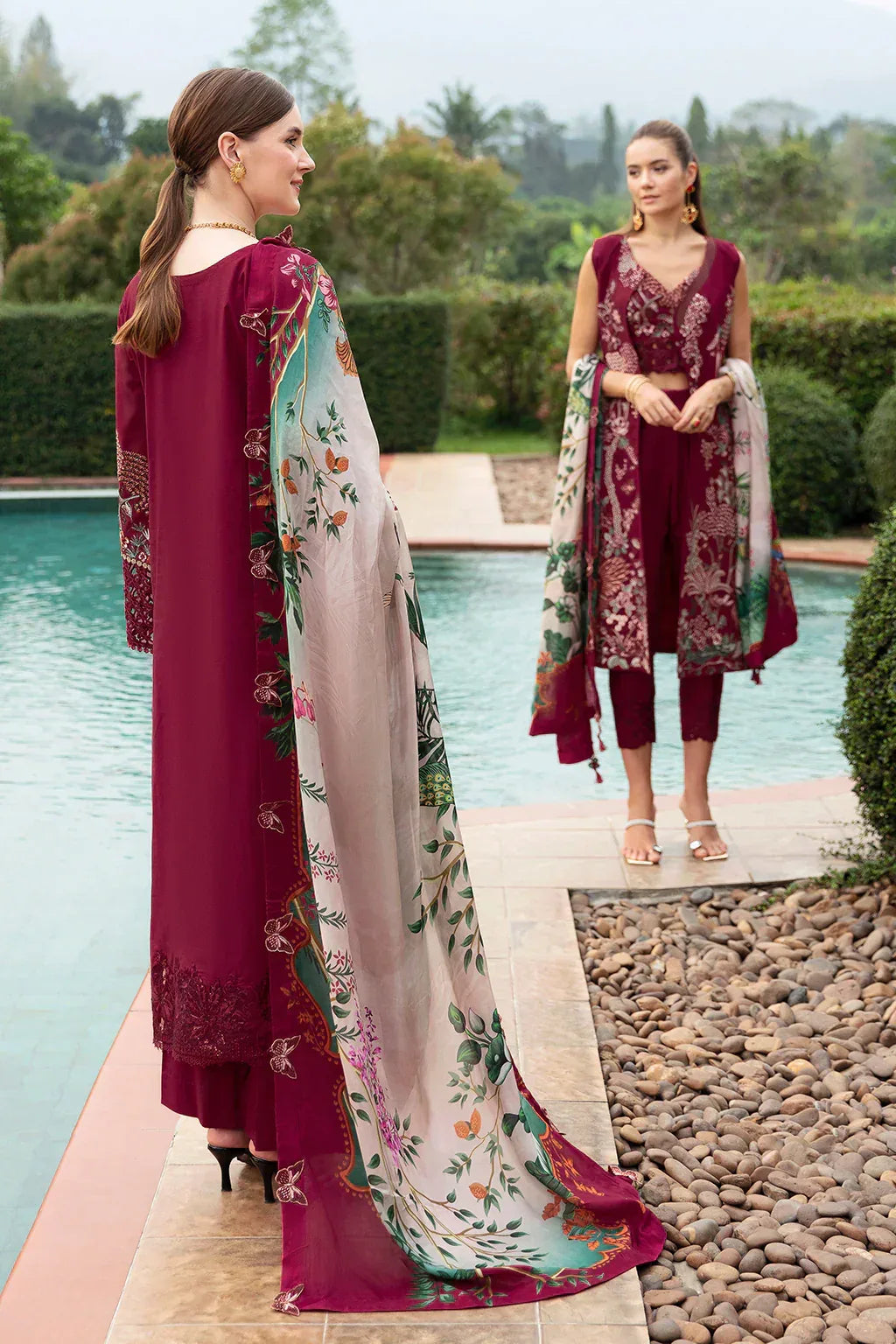 Ramsha | Andaz Collection | CRIMSON GLOW - Rang-e-Khaas
