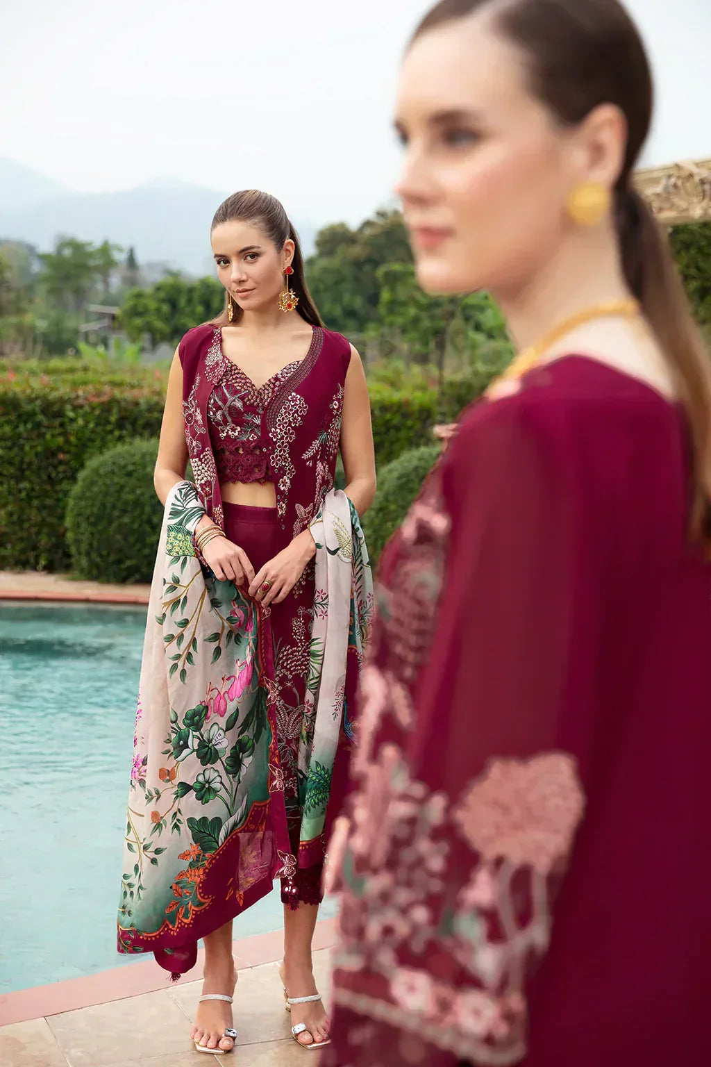 Ramsha | Andaz Collection | CRIMSON GLOW - Rang-e-Khaas