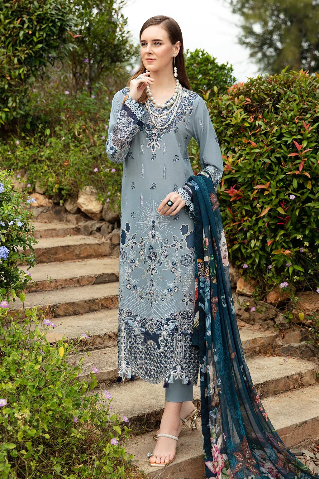 Ramsha | Andaz Collection | ALICE BLUE - Rang-e-Khaas