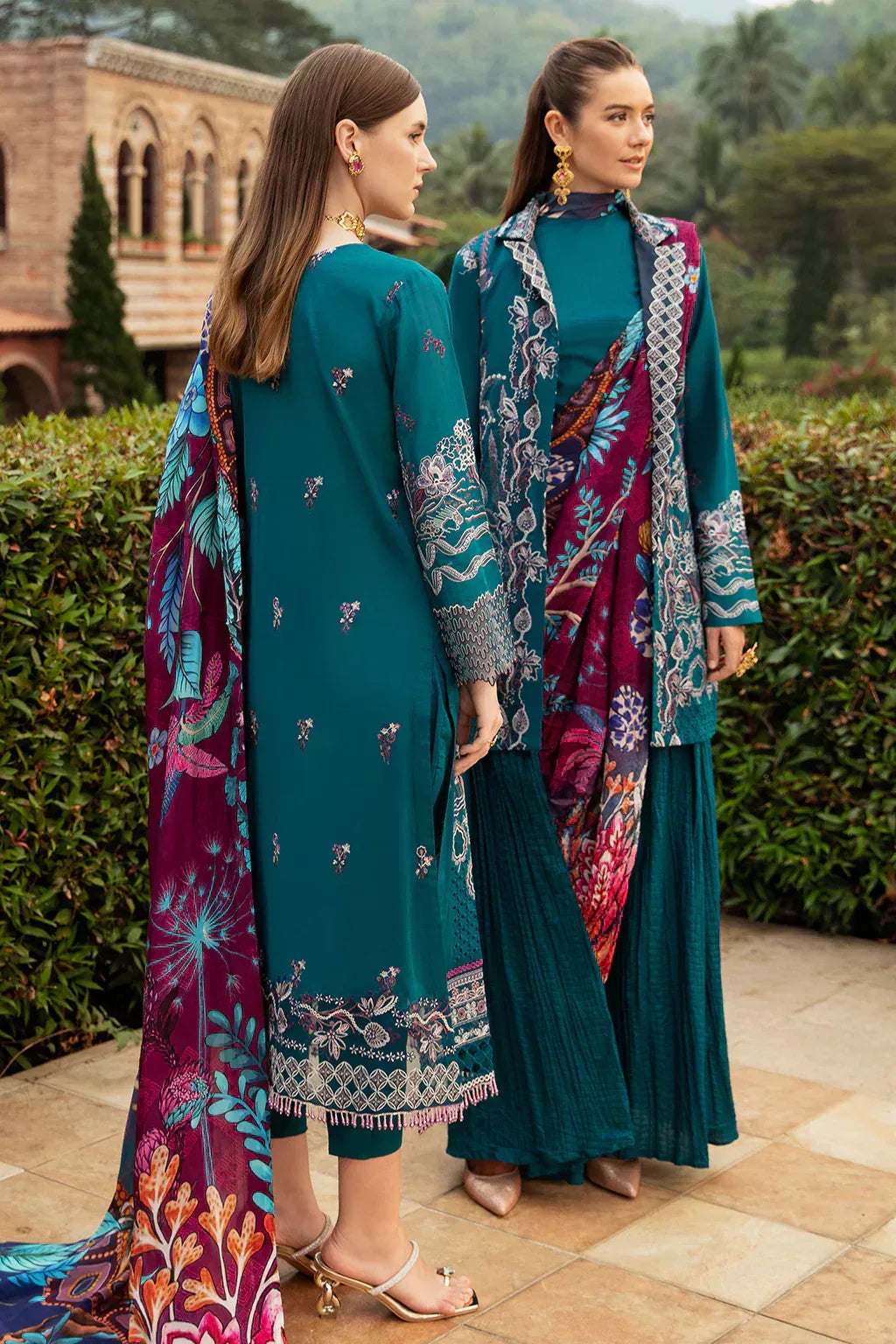 Ramsha | Andaz Collection | SEA BLUE - Rang-e-Khaas