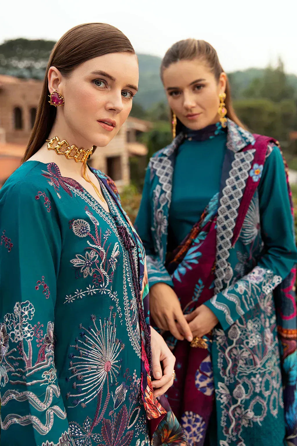 Ramsha | Andaz Collection | SEA BLUE - Rang-e-Khaas