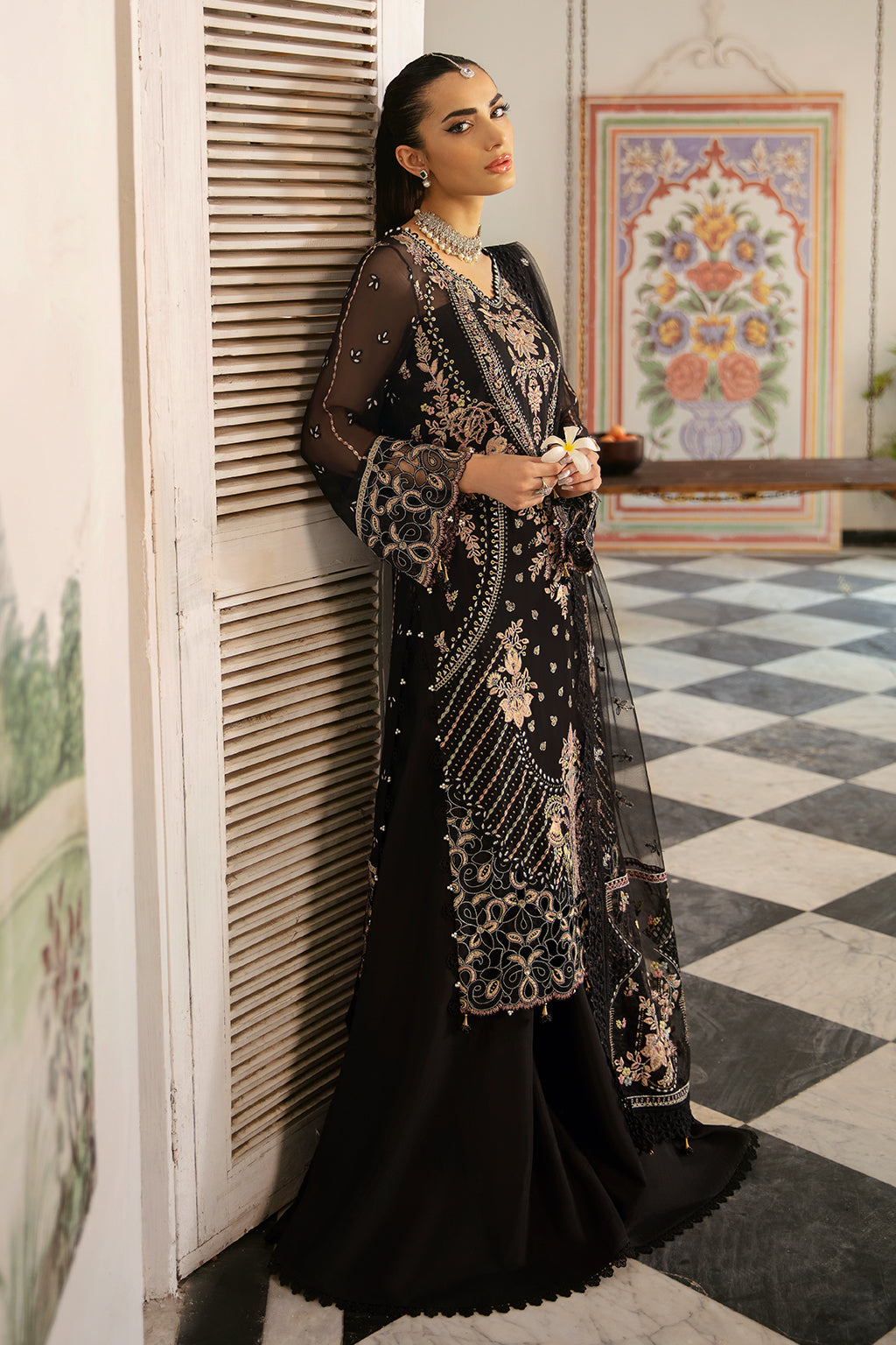 Ramsha | Dastak Luxury Chiffon Collection |  Q-106