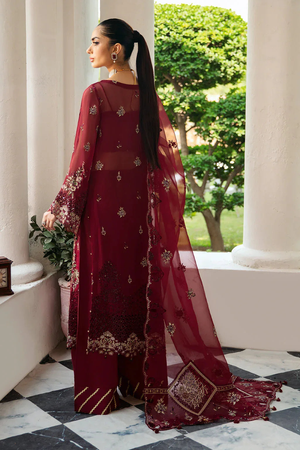 Ramsha | Dastak Luxury Chiffon Collection |  Q-103 - Rang-e-Khaas