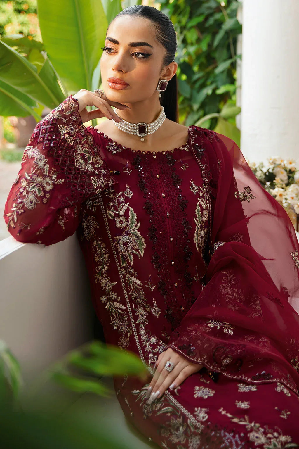 Ramsha | Dastak Luxury Chiffon Collection |  Q-103 - Rang-e-Khaas