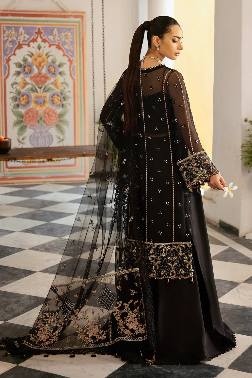 Ramsha | Dastak Luxury Chiffon Collection |  Q-106 - Rang-e-Khaas
