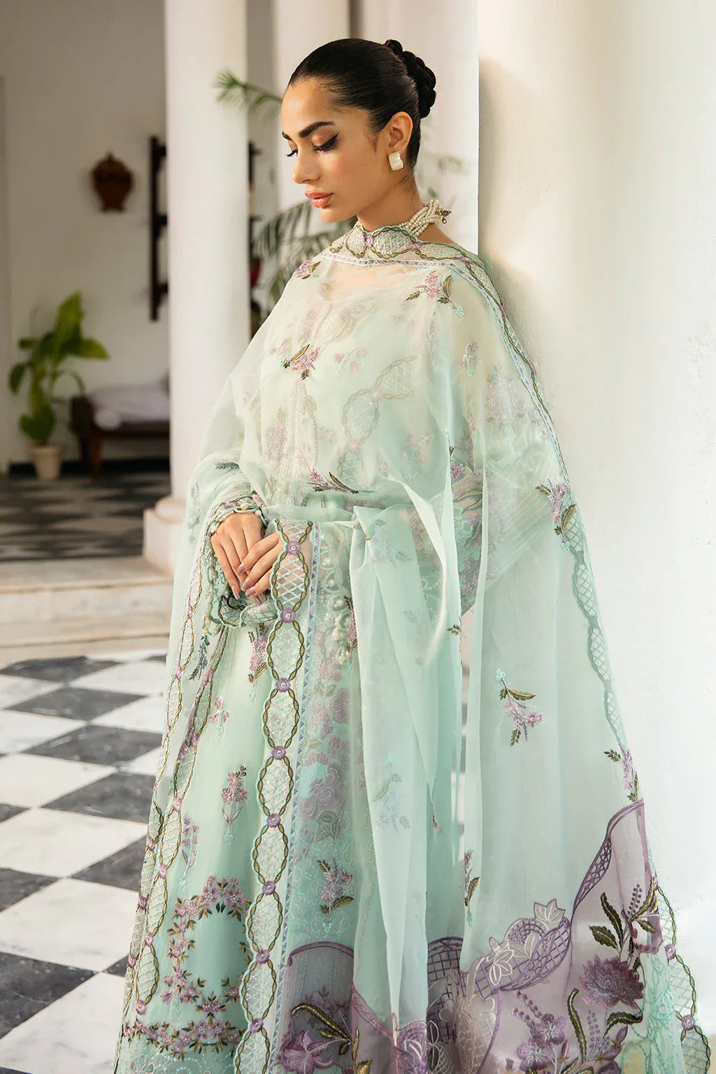 Ramsha | Dastak Luxury Chiffon Collection | Q-102 - Rang-e-Khaas