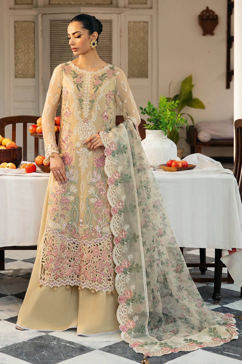 Ramsha | Dastak Luxury Chiffon Collection |  Q-105 - Rang-e-Khaas
