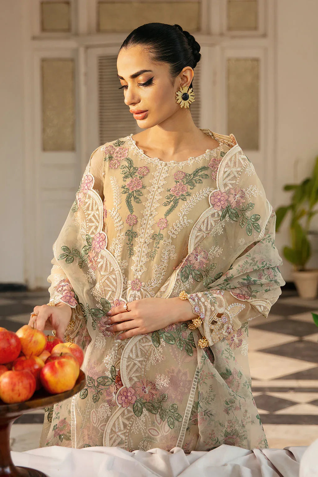 Ramsha | Dastak Luxury Chiffon Collection |  Q-105 - Rang-e-Khaas