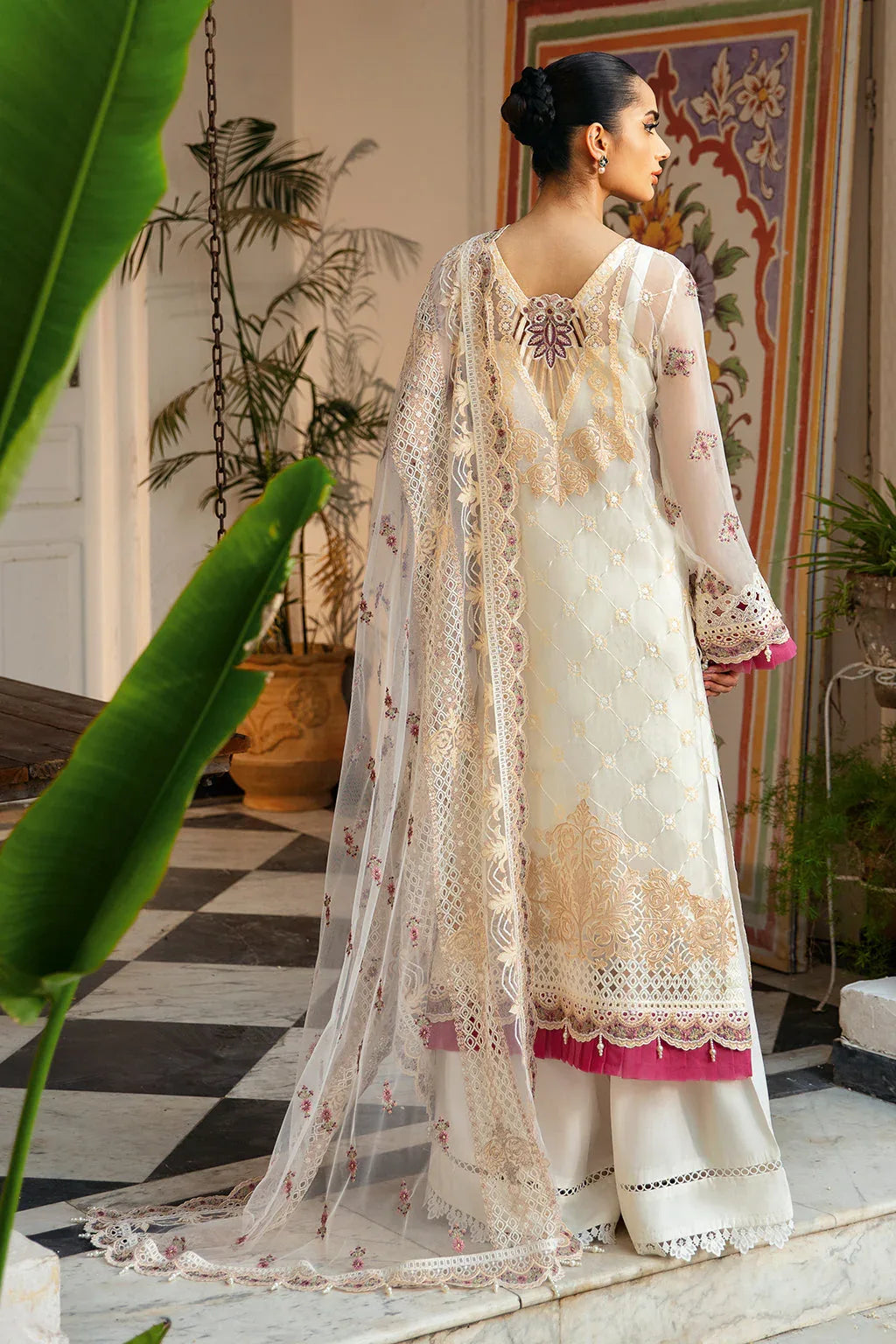 Ramsha | Dastak Luxury Chiffon Collection |  Q-107 - Rang-e-Khaas