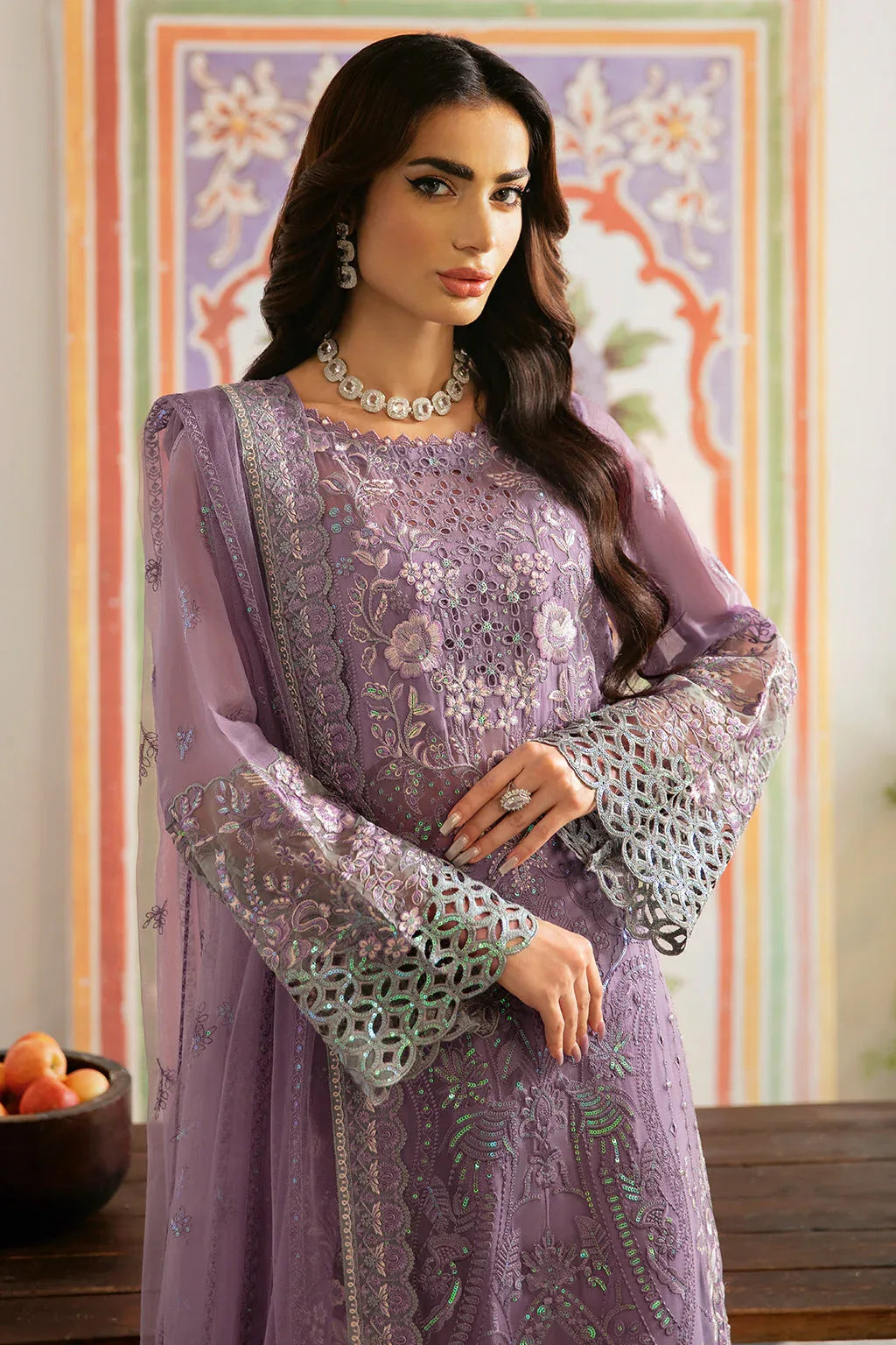 Ramsha | Dastak Luxury Chiffon Collection |  Q-108 - Rang-e-Khaas
