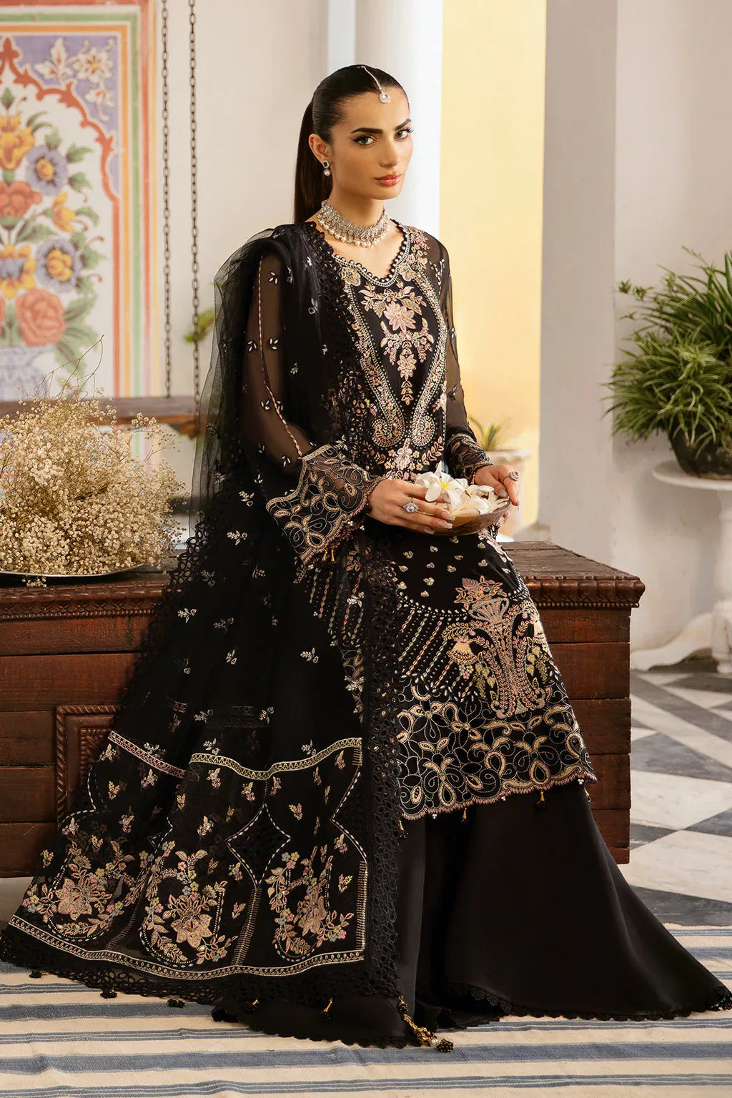 Ramsha | Dastak Luxury Chiffon Collection |  Q-106 - Rang-e-Khaas