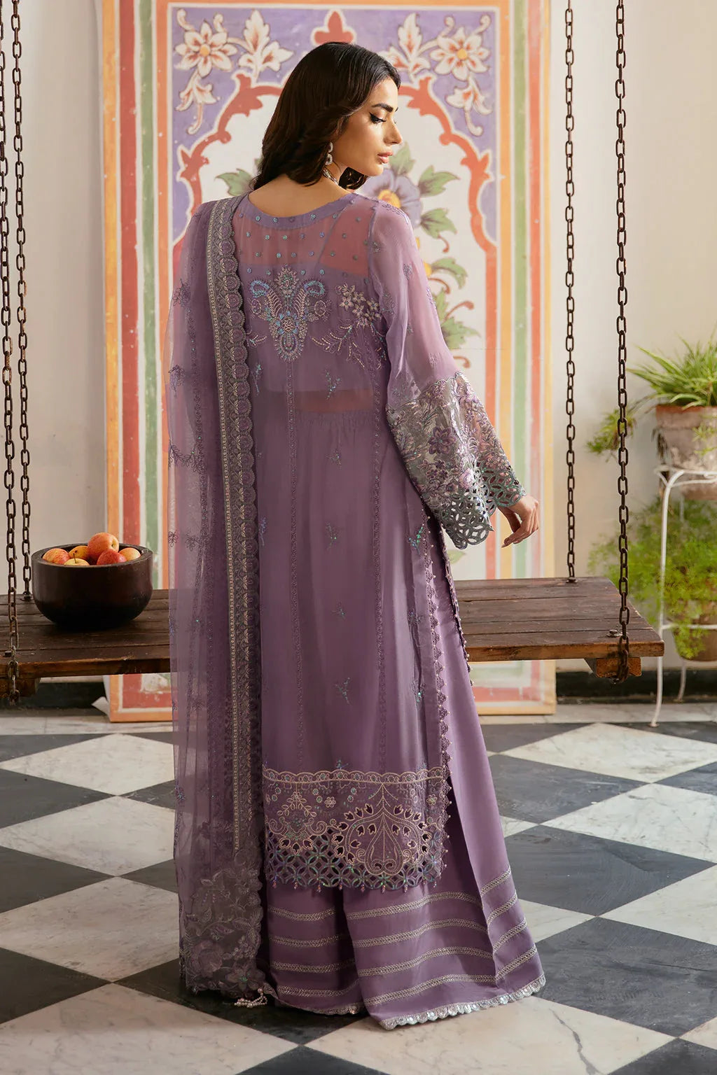Ramsha | Dastak Luxury Chiffon Collection |  Q-108 - Rang-e-Khaas