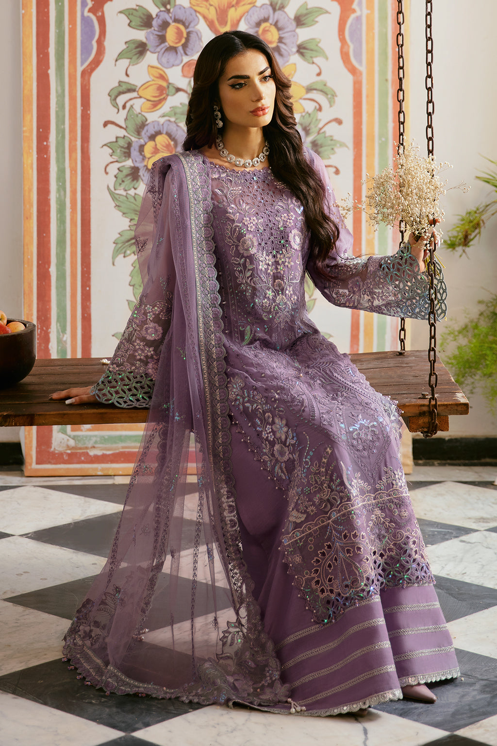 Ramsha | Dastak Luxury Chiffon Collection |  Q-108