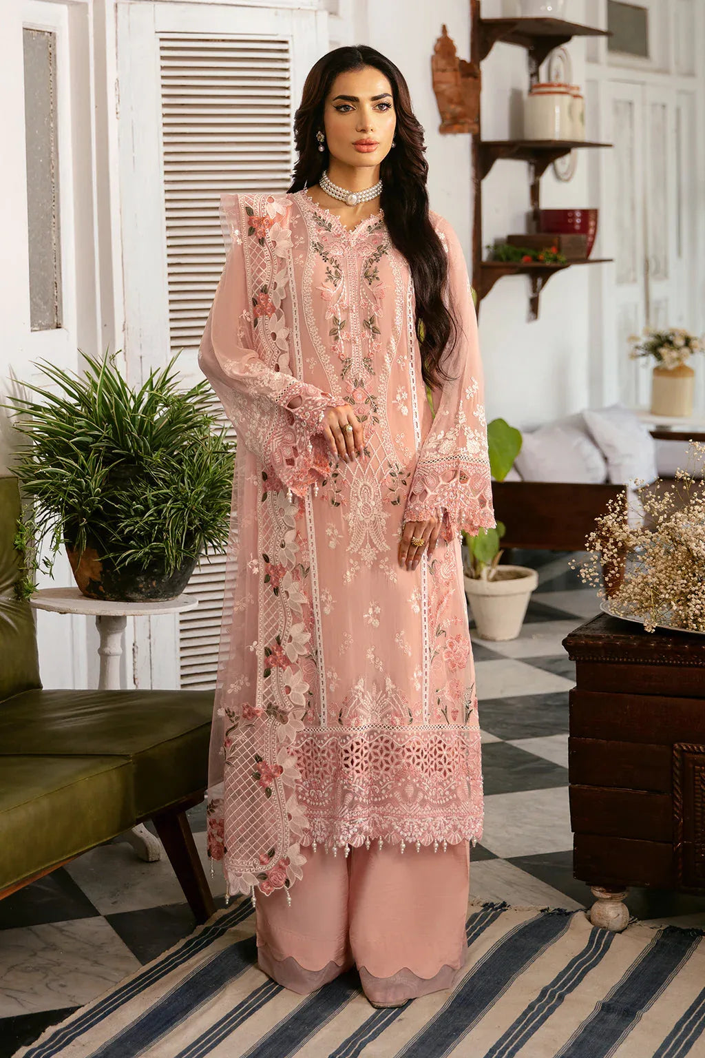 Ramsha | Dastak Luxury Chiffon Collection | Q-101 - Rang-e-Khaas