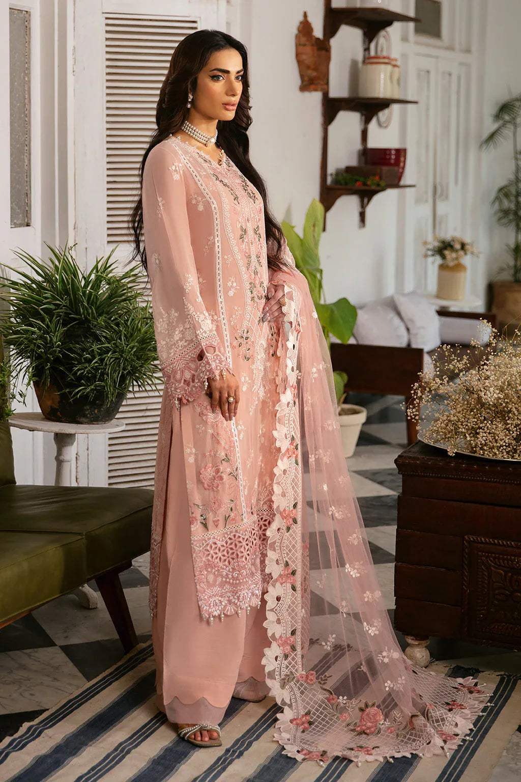 Ramsha | Dastak Luxury Chiffon Collection | Q-101 - Rang-e-Khaas