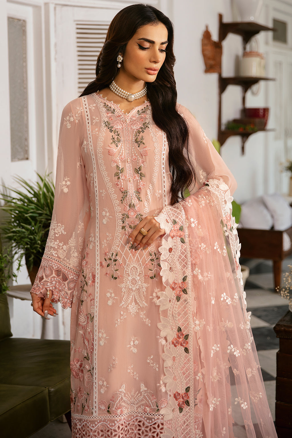 Ramsha | Dastak Luxury Chiffon Collection | Q-101