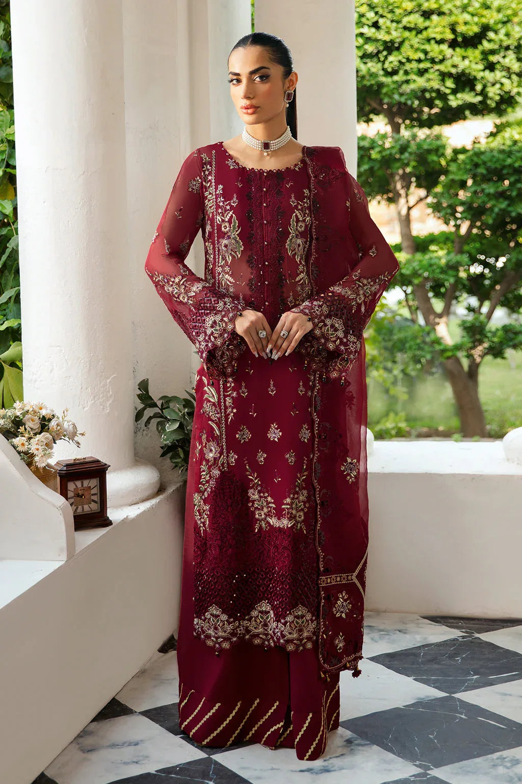 Ramsha | Dastak Luxury Chiffon Collection |  Q-103 - Rang-e-Khaas