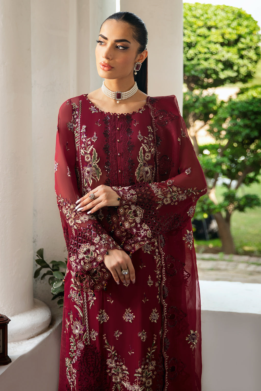 Ramsha | Dastak Luxury Chiffon Collection |  Q-103