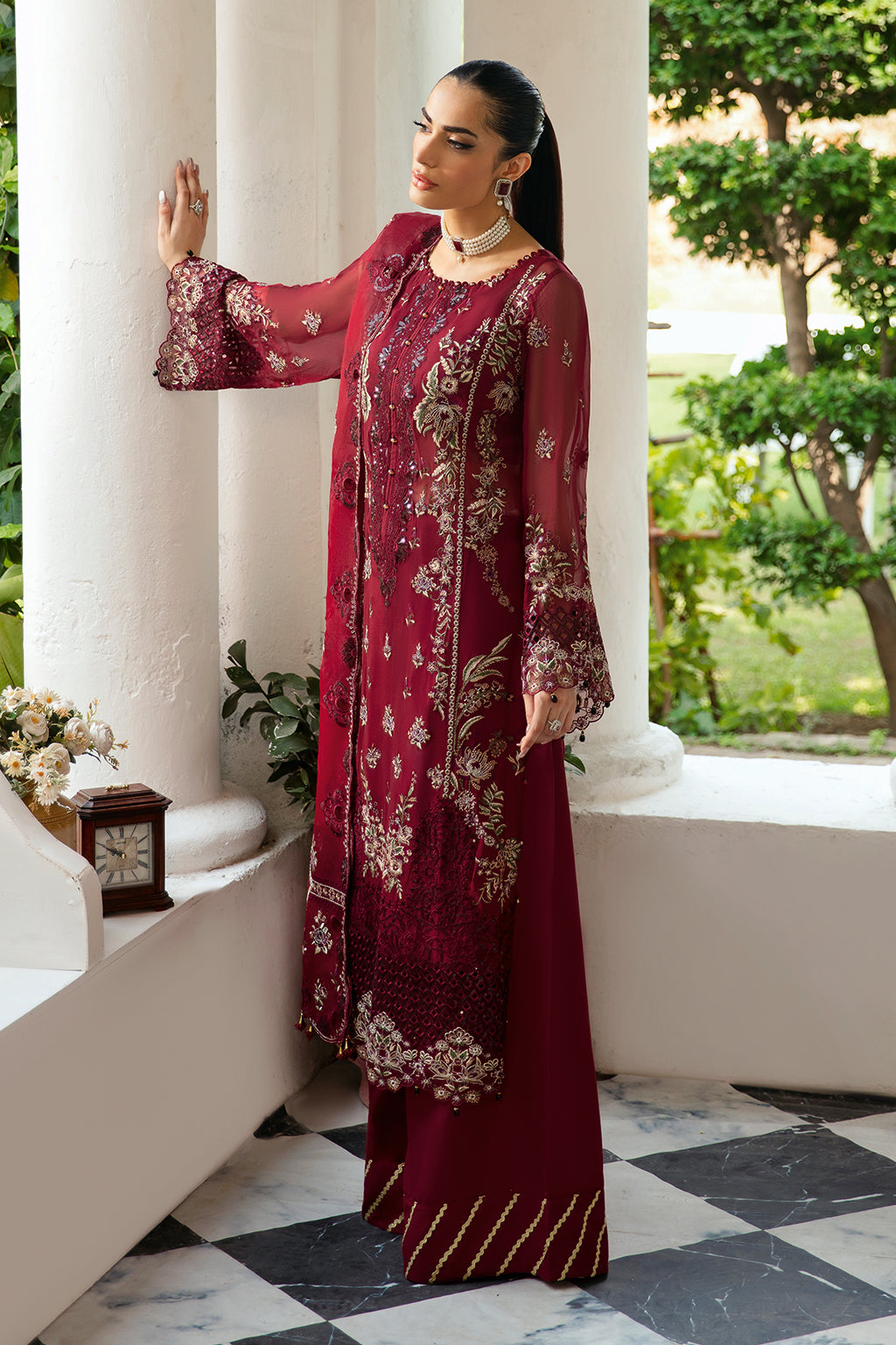Ramsha | Dastak Luxury Chiffon Collection |  Q-103
