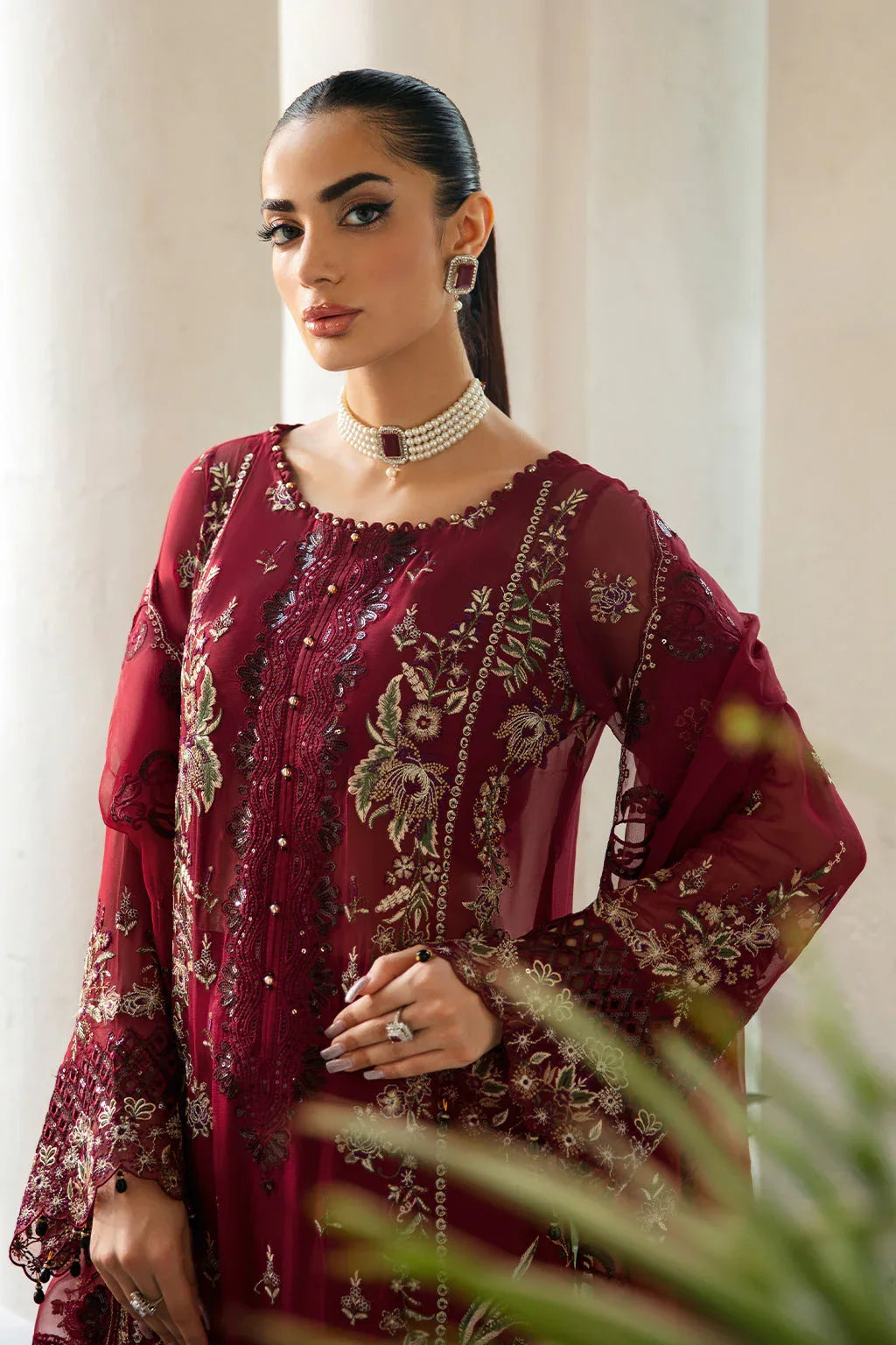 Ramsha | Dastak Luxury Chiffon Collection |  Q-103 - Rang-e-Khaas