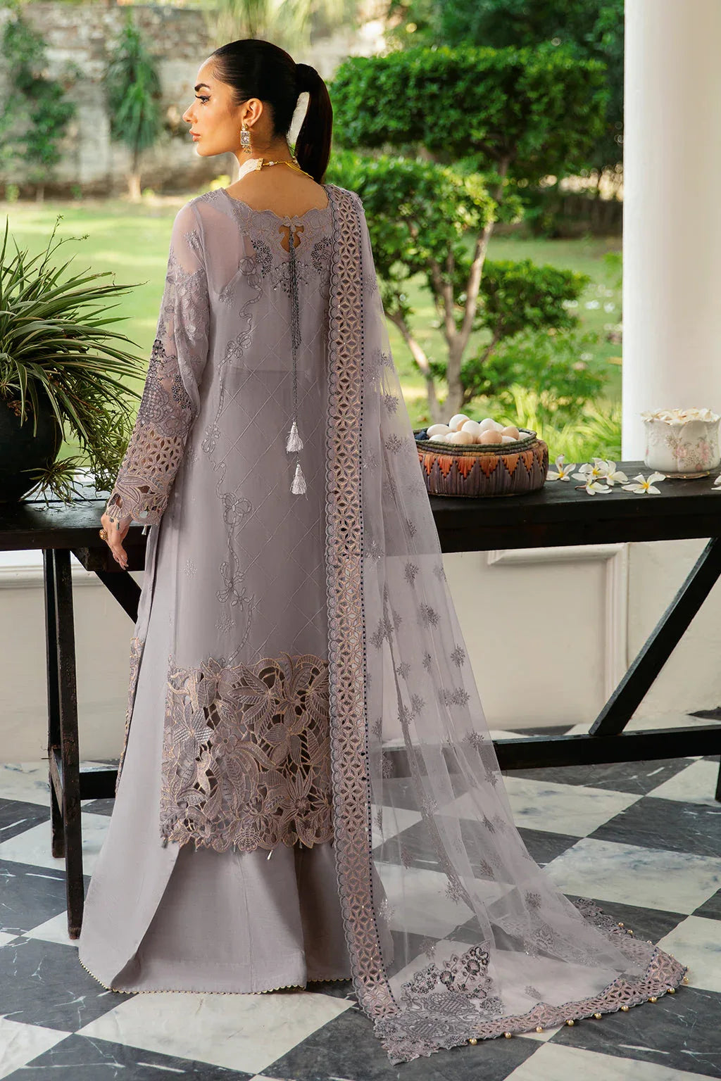Ramsha | Dastak Luxury Chiffon Collection |  Q-104 - Rang-e-Khaas