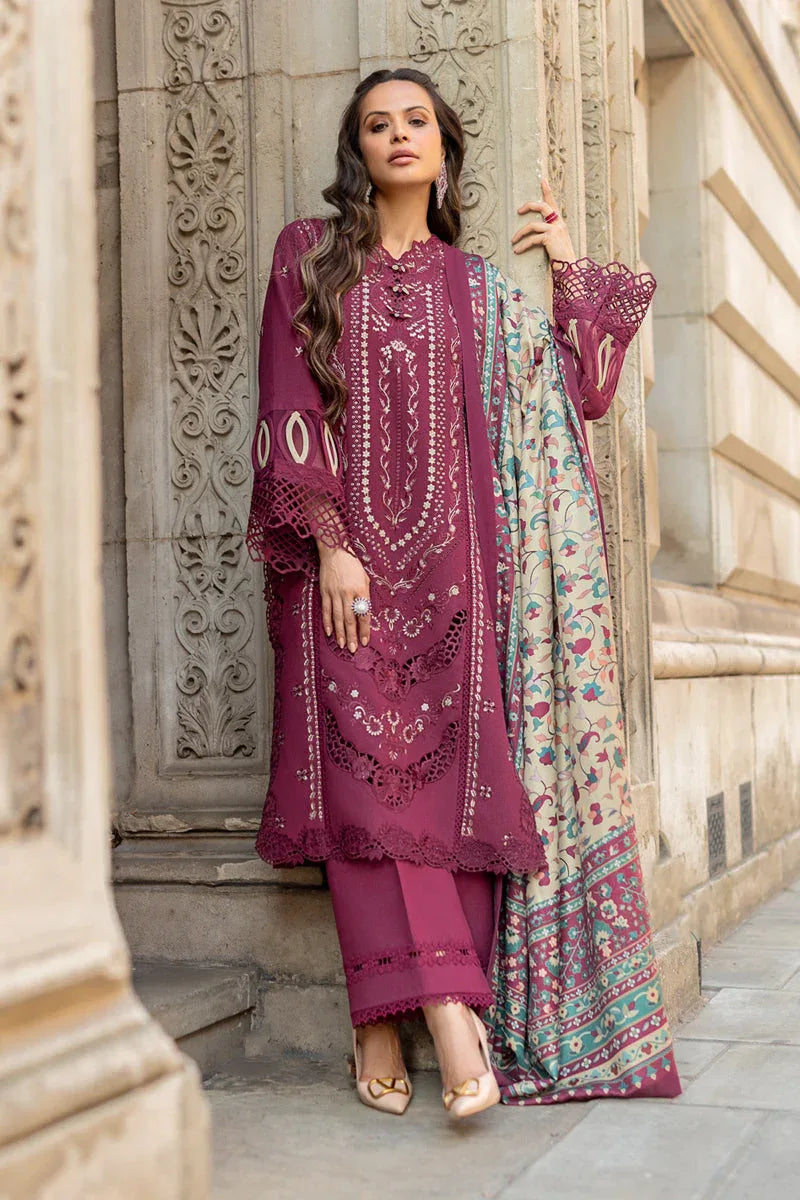 Rangrasiya | Carnation Winter Shawl | Abigail - Rang-e-Khaas