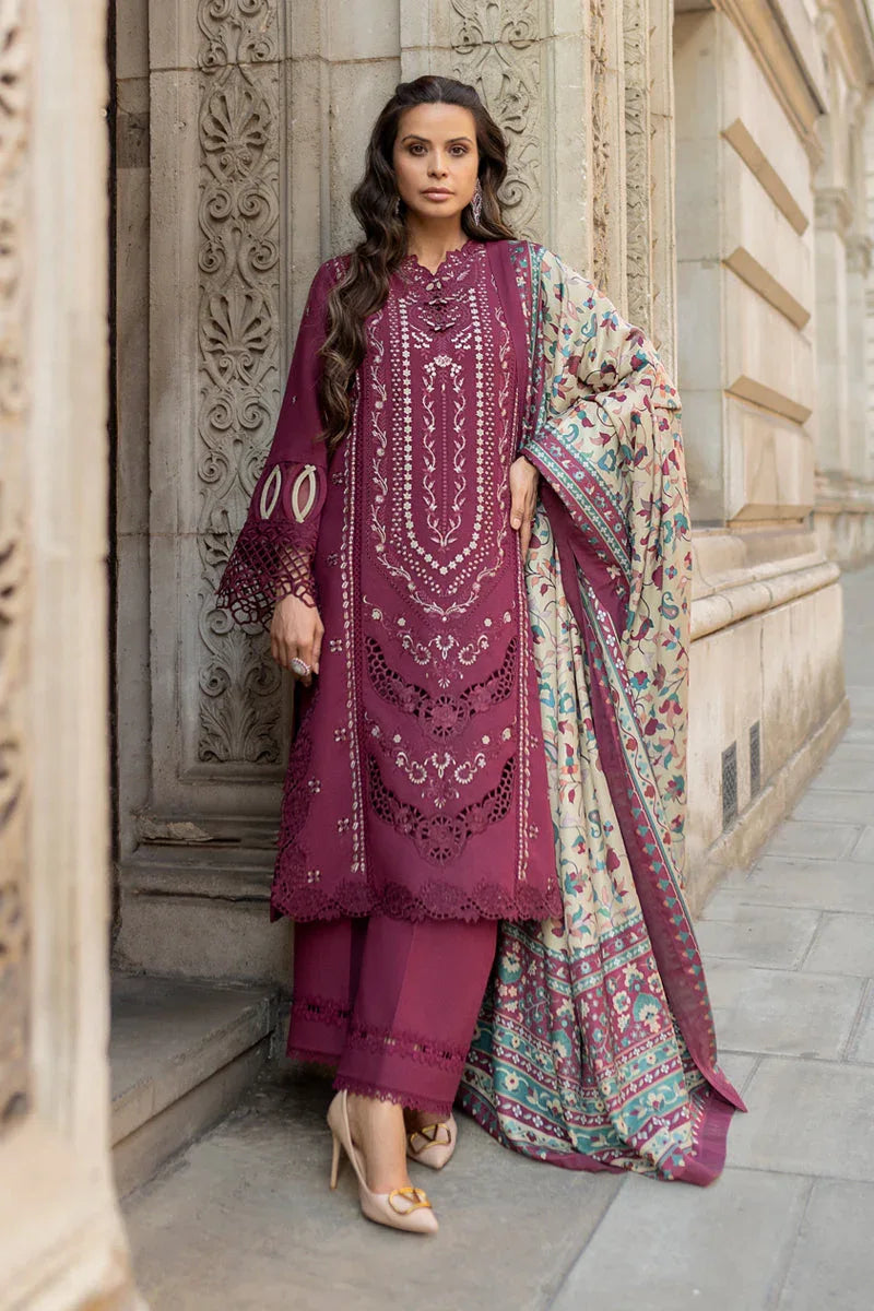 Rangrasiya | Carnation Winter Shawl | Abigail - Rang-e-Khaas