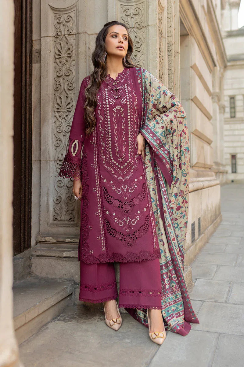 Rangrasiya | Carnation Winter Shawl | Abigail - Rang-e-Khaas
