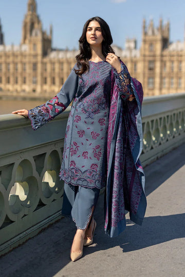 Rangrasiya | Carnation Winter Shawl | Delilah - Rang-e-Khaas