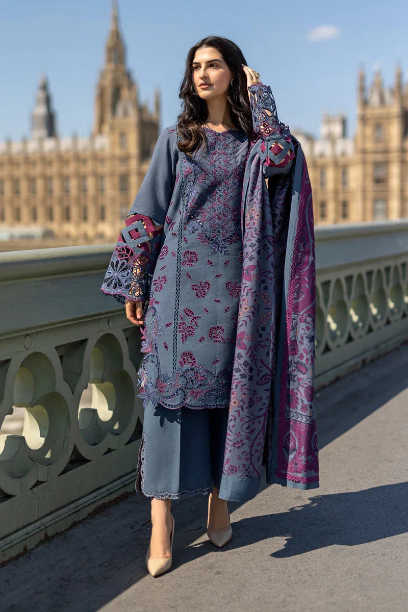 Rangrasiya | Carnation Winter Shawl | Delilah - Rang-e-Khaas