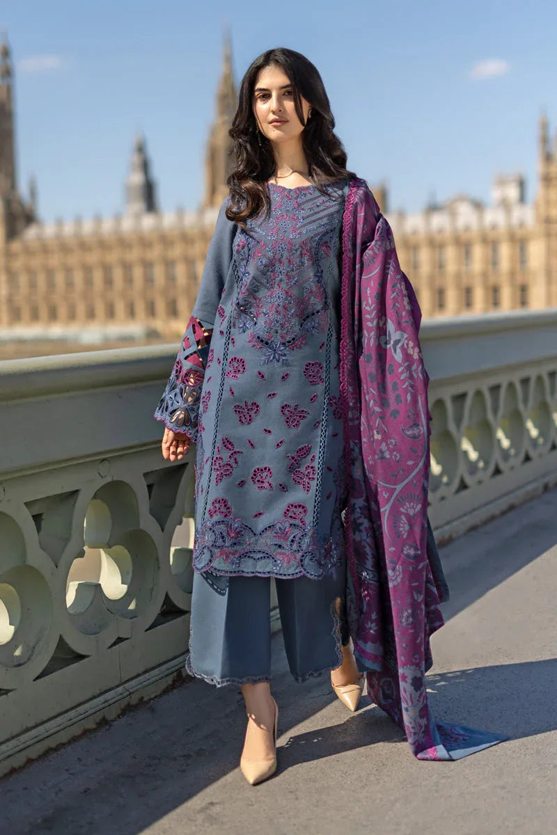 Rangrasiya | Carnation Winter Shawl | Delilah - Rang-e-Khaas