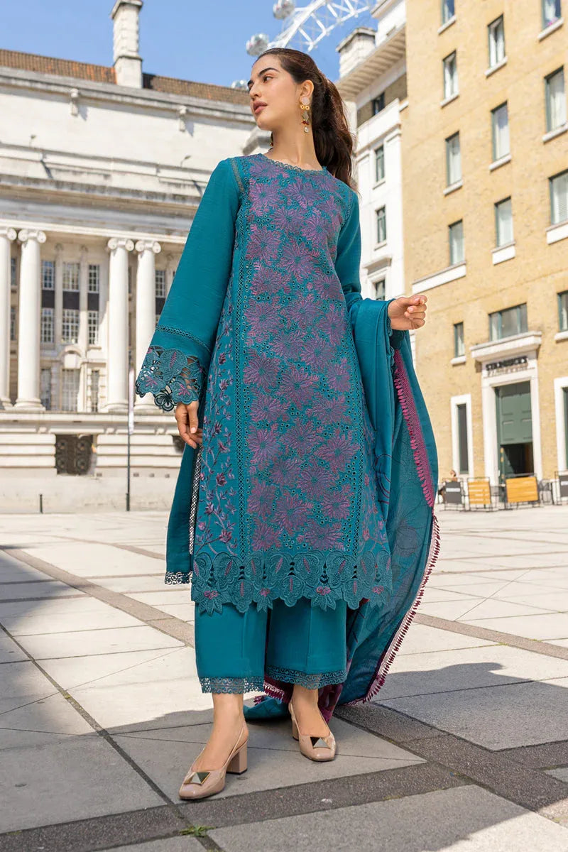 Rangrasiya | Carnation Winter Shawl | Ella - Rang-e-Khaas